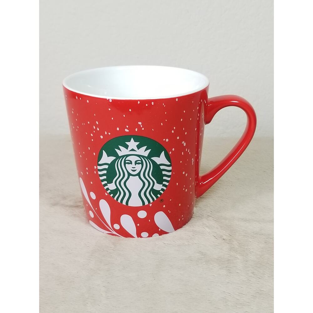 Starbucks Mermaid Logo 2020 Coffee Mug 18oz Tea Cup Large 4 1/4" Red Collectible